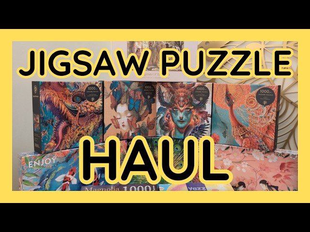 Jigsaw Puzzle Haul - MEGA Haul! (better late than never!)