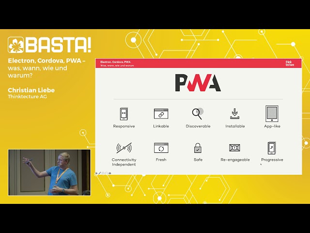 Electron, Cordova, PWA – was, wann, wie und warum | Christian Liebel