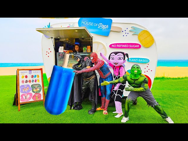 Kids Story with Magic Ice Cream Truck Superheroes
