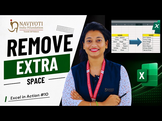 Excel in Action #10 | Remove Extra Space