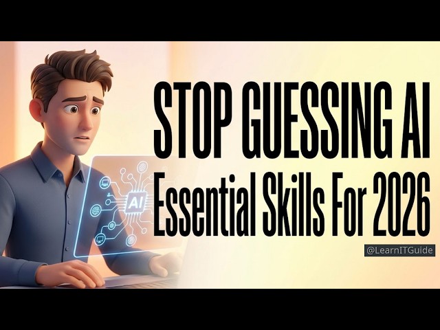 Essential AI Skills for IT Professionals in 2026