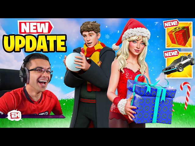 NickEh30 reacts to Christmas in Fortnite Chapter 7!