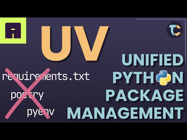 UV - A modern python project and dependency manager