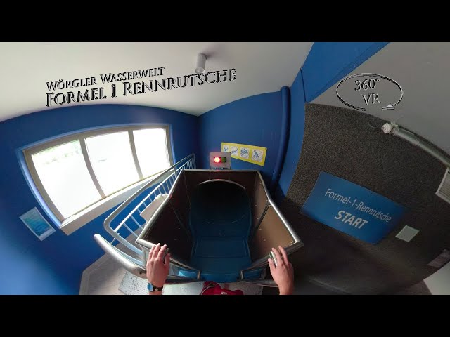 wave Wörgler Wasserwelt Formel 1 Rennrutsche 360° VR POV Onride