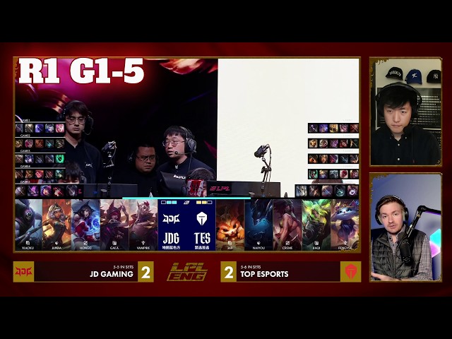 TES vs JDG - Game 5 | Round 1 S16 LPL Winter Playoffs 2026 | Top Esports vs JD Gaming G5 full