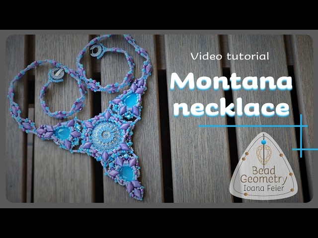 DIY Montana Necklace Tutorial | Geometric Beadweaving Statement Necklace