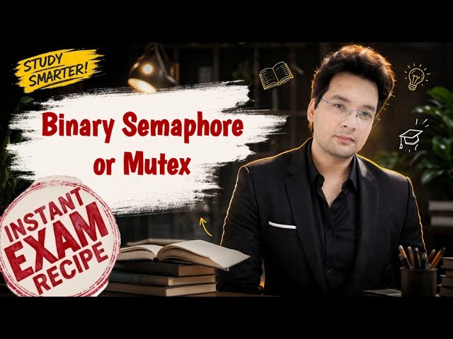 What is Binary Semaphore or Mutex ? need, concept, operations, example, etc | Unbeaten Learning