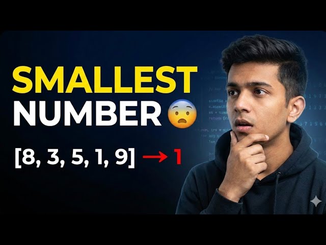 Day 18 | This Simple Min Logic Is Asked in Interviews 😨 | Tamil #coding #programming