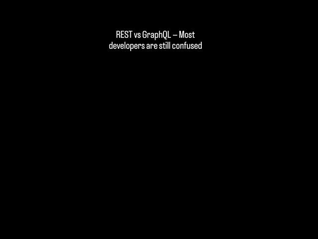 REST API vs GraphQL #restapi #graphql #webdevelopment #backenddevelopment #softwareengineering