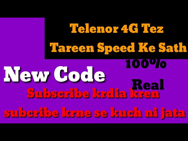 Telenor Free 5 GB Code | 100 % real and Working | Get 5 gb free on telenor with proof | Real Code he