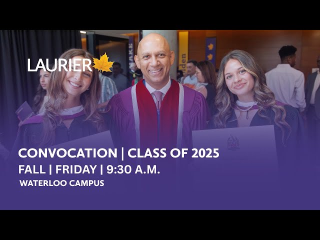Fall Convocation - Waterloo - Friday 9:30 a.m.