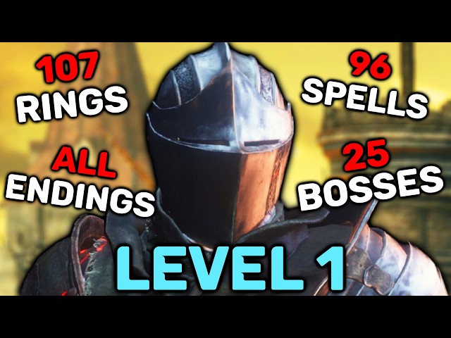Can I 100% Dark Souls 3 at Level 1?