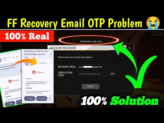 Free Fire Recovery Email Verification Code Nahi Aa Raha Hai | Free Fire Recovery Email Bind Problem🔥