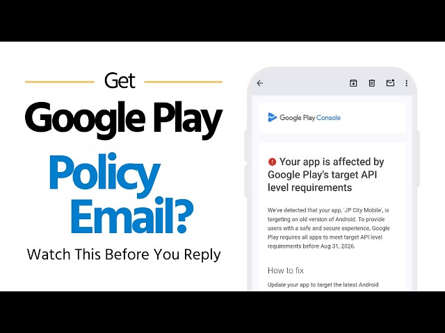 Google Play Policy Email? Watch This Before You Reply | thewodmapps