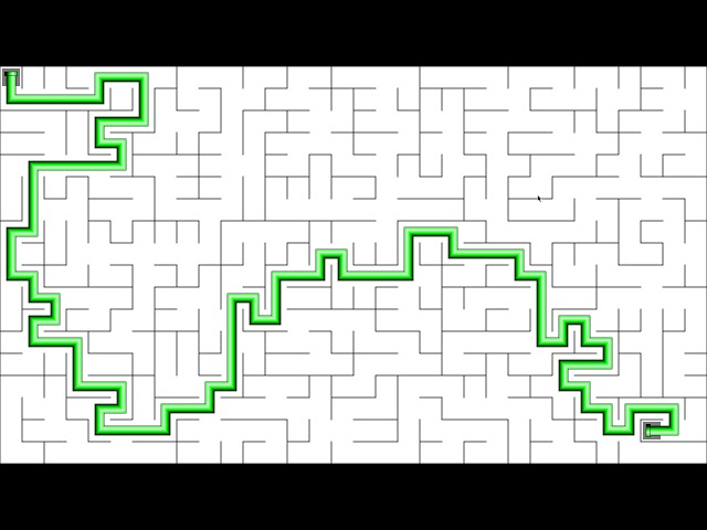 Mazes #1 - Maze Generator and Solver (Python & Pygame)