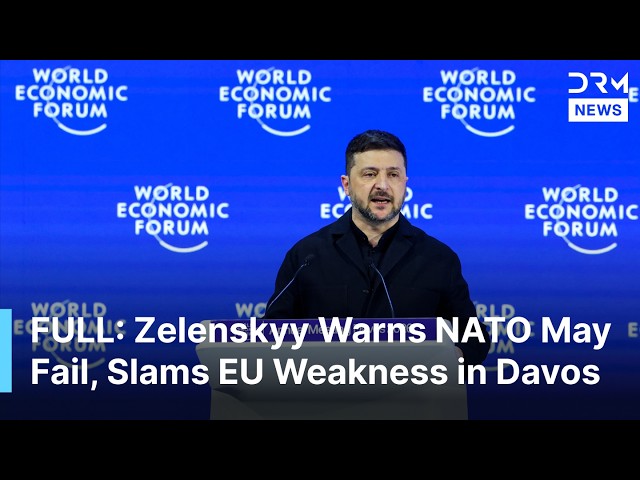 FULL EVENT: Zelenskyy Exposes Europe’s Fear of Putin, Warns NATO May Fail Without US at Davos | AC1G