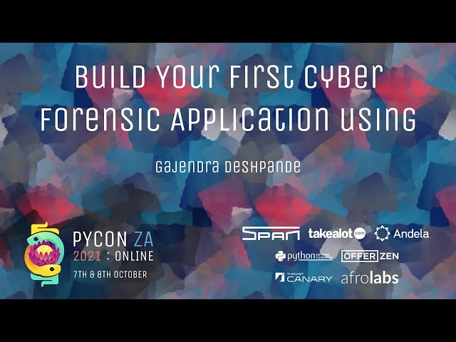 Build Your First Cyber Forensic Application using Python