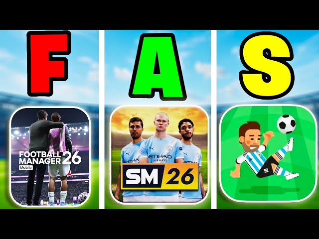 Ranking all mobile soccer manager games ⚽📱 from worst to best