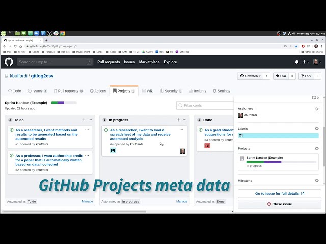 Assessing Individual Contributions to Software Engineering Projects with Git Logs and User Stories