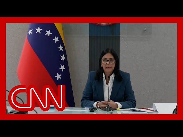 Venezuela VP demands 'immediate release' of Maduro and his wife