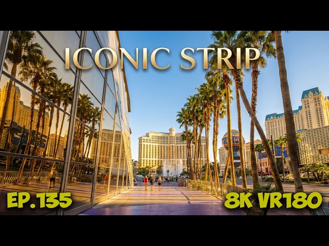 Ep. 135 El Strip de Las Vegas: Cómo el Bellagio lo cambió todo - Paseo del Cosmo al Bellagio 8K V...