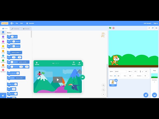 Scratch Tutorial #2 | Scratch Basics (Urdu)