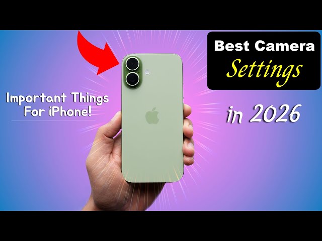 Best iPhone Camera Settings | iPhone 17 Camera Settings | iPhone 17, 16, 15  (HINDI)