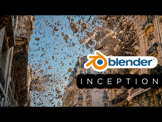 How I made the Inception Explosion || Blender3D + Tripo