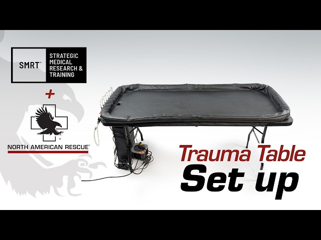 Learn How to Set Up the SMRT Trauma Table #bethedifference #medicaltraining