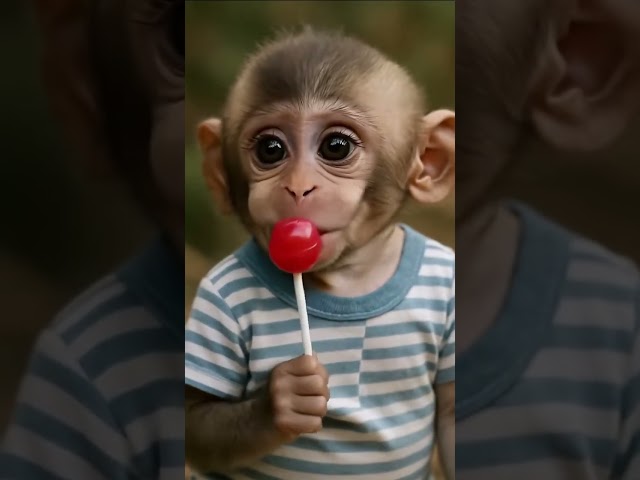 Mono con chupetin 🤣🤣🤣 #naturaleza #seguimi #diversionsinlimites #amor #animales