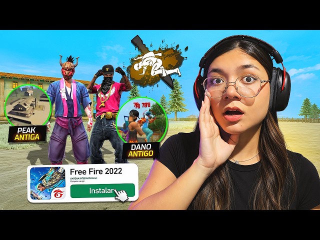 ¡DESCARGUÉ EL FREE FIRE DE 2022 Y LO PROBÉ JUGANDO APUESTAS! (nostálgico)