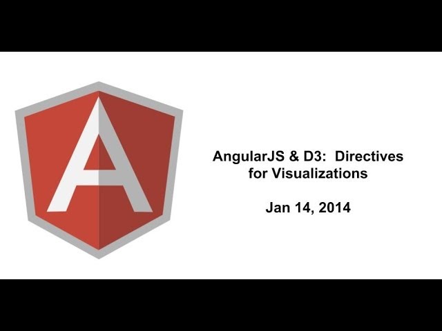 AngularJS & D3: Directives for Visualizations