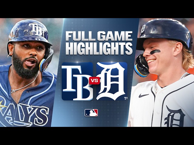 RAYS vs. TIGERS: Official Full Game Highlights (August 25) | 2026 MLB Season