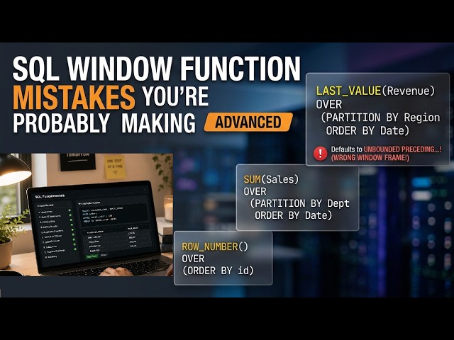 Advanced SQL Window Functions Every Developer Should Know