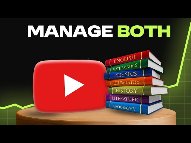 Struggling to Manage YouTube with Studies? WATCH THIS!