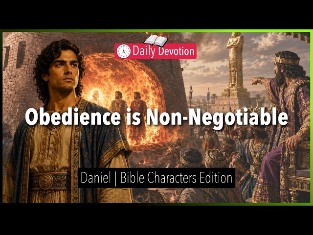 July 28: Obedience is Non-Negotiable - Daniel - Daniel 3 - 365 Daily Devotions