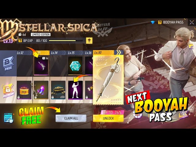 August Booyah Pass Free Fire 2026 🤯💥 | September Booyah Pass Free Fire | Next Booyah Pass Free Fire