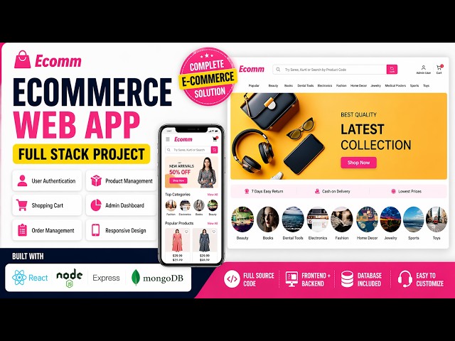 Dress Ecommerce MERN App | Full Stack Project Demo + Source Code