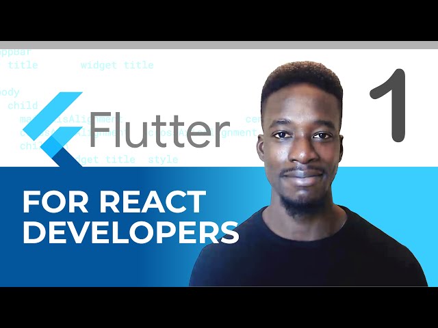 Flutter Tutorial for React developers (#1)