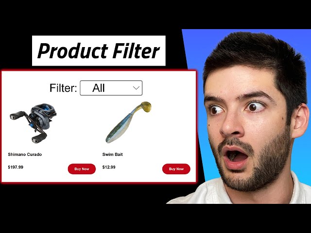 Filter HTML Products with Pure JavaScript | Complete Beginner's Guide & Tutorial