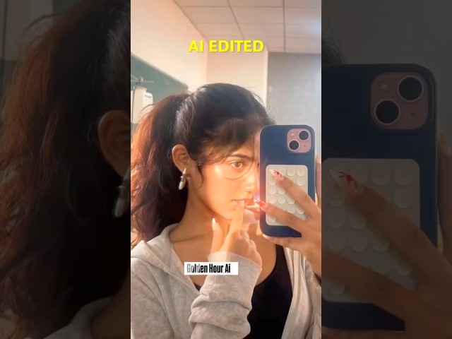 Normal Photo Ko Cinematic Golden Light Me Kaise Badle 🔥 iPhone + Android#pacifict7