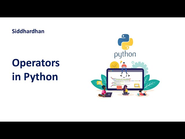 2.5. Operators in Python | Python Tutorial |Arithmetic Assignment Comparison Logical Identity Member