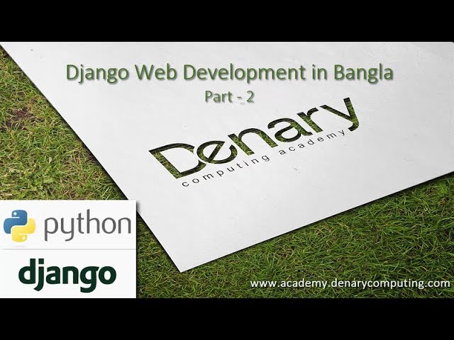 Django Tutorial in Bangla Part-2 (discussion about django default file and folder)