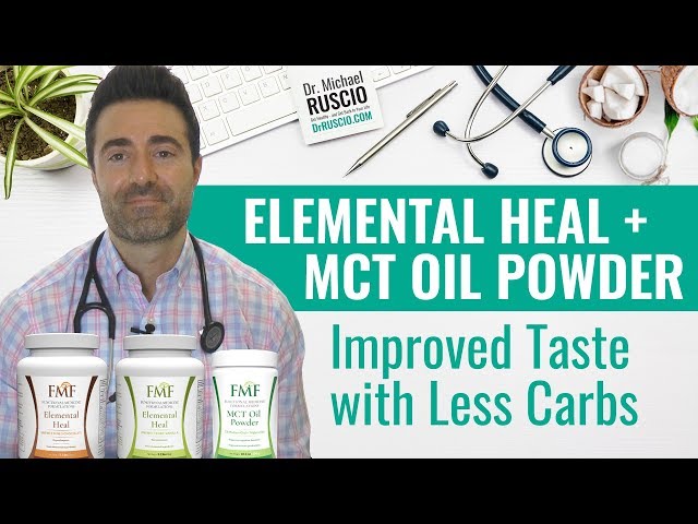 Elemental Heal + MCT Oil Powder: Improved Taste with Less Carbs