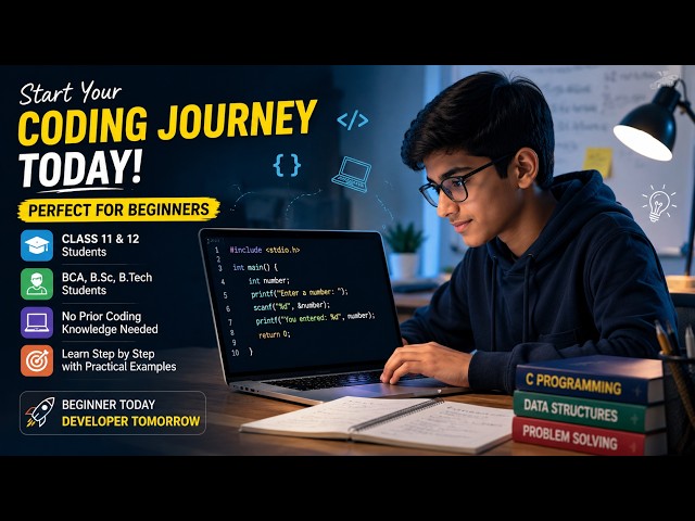 C Programming Tutorial for Beginners in Hindi | Lecture 1 | Introduction to C Programming