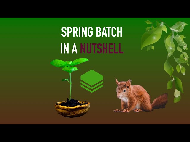 Spring Batch in a Nutshell
