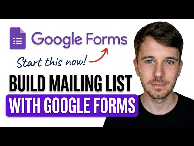 How to Build Your Mailing List with Google Forms (Quick Guide)
