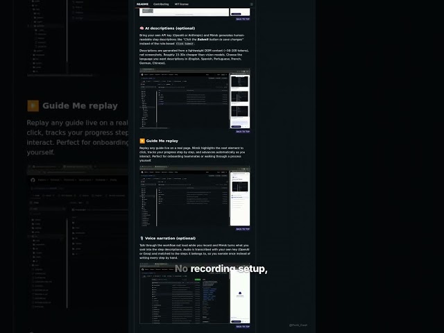 Watch your click and turns your workflow into a step-by-step guide with annotated screenshots #doc