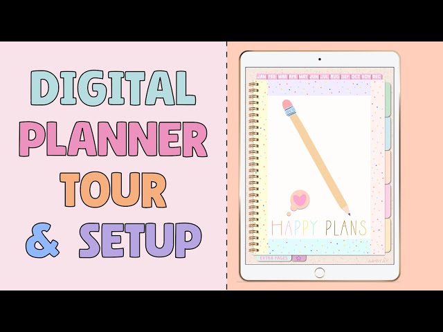 Digital Planner Setup Guide on iPad 💖 | How to Use Digital Planner | GoodNotes 6 ✏️ ✨