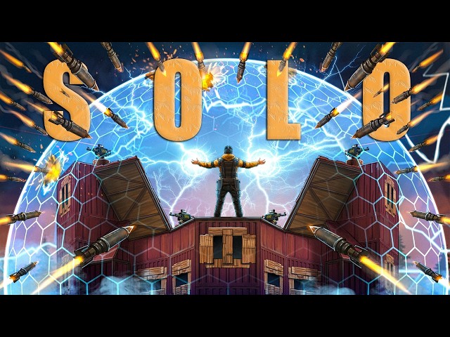 Surviving SOLO in the MIDDLE of a 30,000 ROCKET zerg WAR - Rust (Movie)